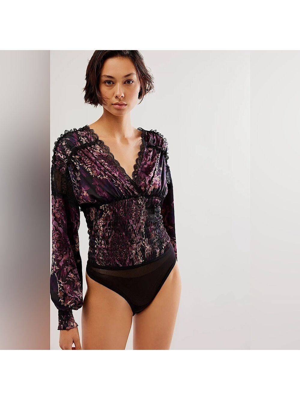 Free People Worth The Wait Bodysuit Size S New - Picture 2 of 6